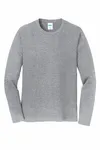 Port &amp; Company Maglietta a manica lunga preferita dai tifosi. PC450LS Erica atletica