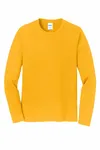 Port &amp; Company Maglietta a manica lunga preferita dai tifosi. PC450LS Oro brillante