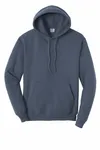 Port &amp; Company - Sweat à capuche en polaire Core. PC78H BLEU ACIER