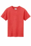 Port & Company Youth Tri-Blend Tee PC330Y Bright Red Heather
