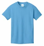 Port &amp; Company - T-shirt giovanile in cotone Core. PC54Y Blu acquatico