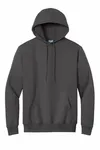 Port &amp; Company Essential Fleece Pullover Sweatshirt mit Kapuze. PC90H Holzkohle