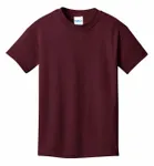 Port &amp; Company - T-shirt giovanile in cotone Core. PC54Y Marrone atletico