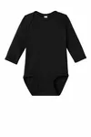 Rabbit Skins Infant Long Sleeve Jersey Bodysuit RS4421 BLACK