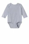 Rabbit Skins Infant Long Sleeve Jersey Bodysuit RS4421 Heather
