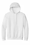 Port &amp; Company Essential Fleece Pullover Sweatshirt mit Kapuze. PC90H WEISS