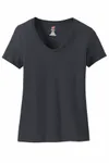 Hanes - t-shirt à col en V perfect-T pour dames NOIR VINTAGE