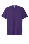 Port &amp; Company Maglietta in misto fan favorite. PC455 Squadra viola Heather
