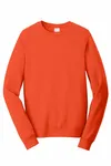 Port &amp; Company Fan-Favorit Fleece-Sweatshirt mit Rundhalsausschnitt. PC850 Orange