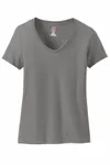 Hanes - t-shirt à col en V perfect-T pour dames Gris Vintage