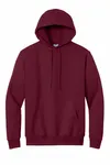 Port &amp; Company Essential Fleece Pullover Sweatshirt mit Kapuze. PC90H Kardinal