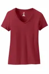 Hanes - t-shirt à col en V perfect-T pour dames ROUGE VINTAGE