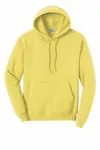Port &amp; Company - Sweat à capuche en polaire Core. PC78H JAUNE