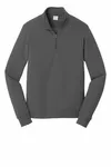 Port & Company Fan Favorite Fleece 1/4-Zip Pullover Sweatshirt. PC850Q Charcoal