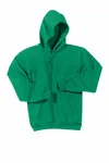 Port &amp; Company Essential Fleece Pullover Sweatshirt mit Kapuze. PC90H Kelly Green