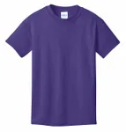 Port &amp; Company - T-shirt giovanile in cotone Core. PC54Y VIOLA