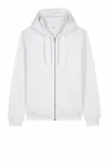 Stanley/Stella Unisex Mixer Felpa con cappuccio a zip intera SXU011 BIANCO