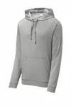 Sport-Tek PosiCharge Tri-Blend Wicking Fleece Hooded Pullover. ST296 Light Grey Heather