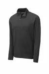 Sport-Tek Lightweight French Terry 1/4-Zip Pullover. ST273 Heather Black