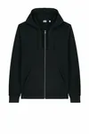 Stanley/Stella Unisex Mixer Felpa con cappuccio a zip intera SXU011 NERO