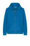 Stanley/Stella Unisex Mixer Felpa con cappuccio a zip intera SXU011 BLU REALE