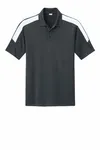 Sport-Tek Competitor United Polo ST104 Iron Grey/ White