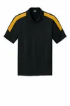 Sport-Tek Competitor United Polo ST104 Black/ Gold