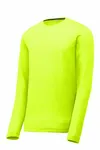 Sport-Tek Maglietta a manica lunga PosiCharge Competitor Cotton Touch. ST450LS Giallo neon