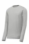 Sport-Tek Maglietta a manica lunga PosiCharge Competitor Cotton Touch. ST450LS ARGENTO