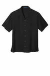 Port Authority Easy Care Camp Shirt. S535 BLACK
