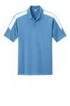 Sport-Tek Competitor United Polo ST104 Carolina Blue/ White