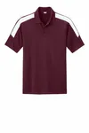 Sport-Tek Competitor United Polo ST104 Maroon/ White