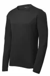 Sport-Tek PosiCharge RacerMesh Langarm-Tee. ST340LS SCHWARZ