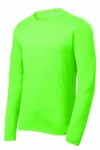 Sport-Tek PosiCharge RacerMesh Langarm-Tee. ST340LS Neon Grün