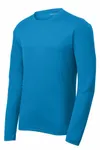 Sport-Tek PosiCharge RacerMesh Langarm-Tee. ST340LS Teich Blau