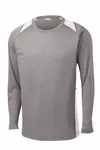 Sport-Tek Maglietta a manica lunga Heather Colorblock Contender. ST361LS Erica vintage/bianco