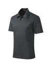 Polo texturé Sport-Tek PosiCharge Active. ST690 Gris fer