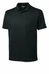 Sport-Tek Micropique Sport-Wick Pocket Polo. ST651 BLACK