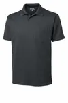 Sport-Tek Micropique Sport-Wick Pocket Polo. ST651 Iron Grey