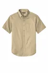 Port Authority Camicia a maniche corte SuperPro React Twill. W809 GRANO