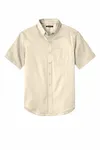 Port Authority Camicia a maniche corte SuperPro React Twill. W809 ECRU