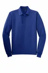 Port Authority Tall Silk Touch Long Sleeve Polo. TLK500LS ROYAL