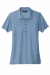 TravisMathew Women's Oceanside Heather Polo TM1WW002 Classic Blue Heather