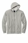 Volunteer Knitwear Chore Fleece Felpa con cappuccio a zip intera VL130ZH Grigio erica