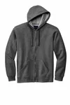 Volunteer Knitwear Chore Fleece Felpa con cappuccio a zip intera VL130ZH Erica antracite