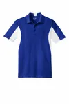 Sport-Tek Tall Side Blocked Micropique Sport-Wick Polo. TST655 True Royal/ White