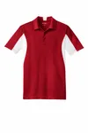 Sport-Tek Tall Side Blocked Micropique Sport-Wick Polo. TST655 True Red/ White