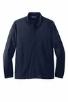 TravisMathew Surfside Full-Zip Jacket. TM1MU422 Vintage Indigo/ Noir
