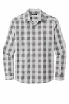 Camicia Port Authority Everyday Plaid. W670 Grigio ombra
