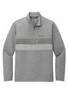 TravisMathew Balboa Chest Stripe 1/4-Zip TM1MZ340 Dark Grey Heather